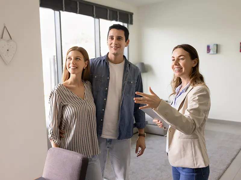 Visite d'un appartement pour une location