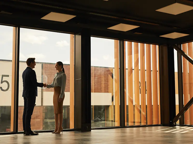 Visite de bureaux à vendre